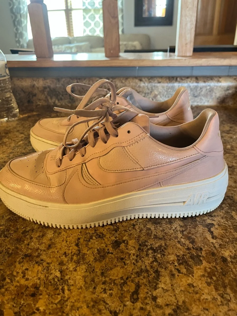 Nike Air Force 1 Low‎ Blush Pink Leather Sneakers